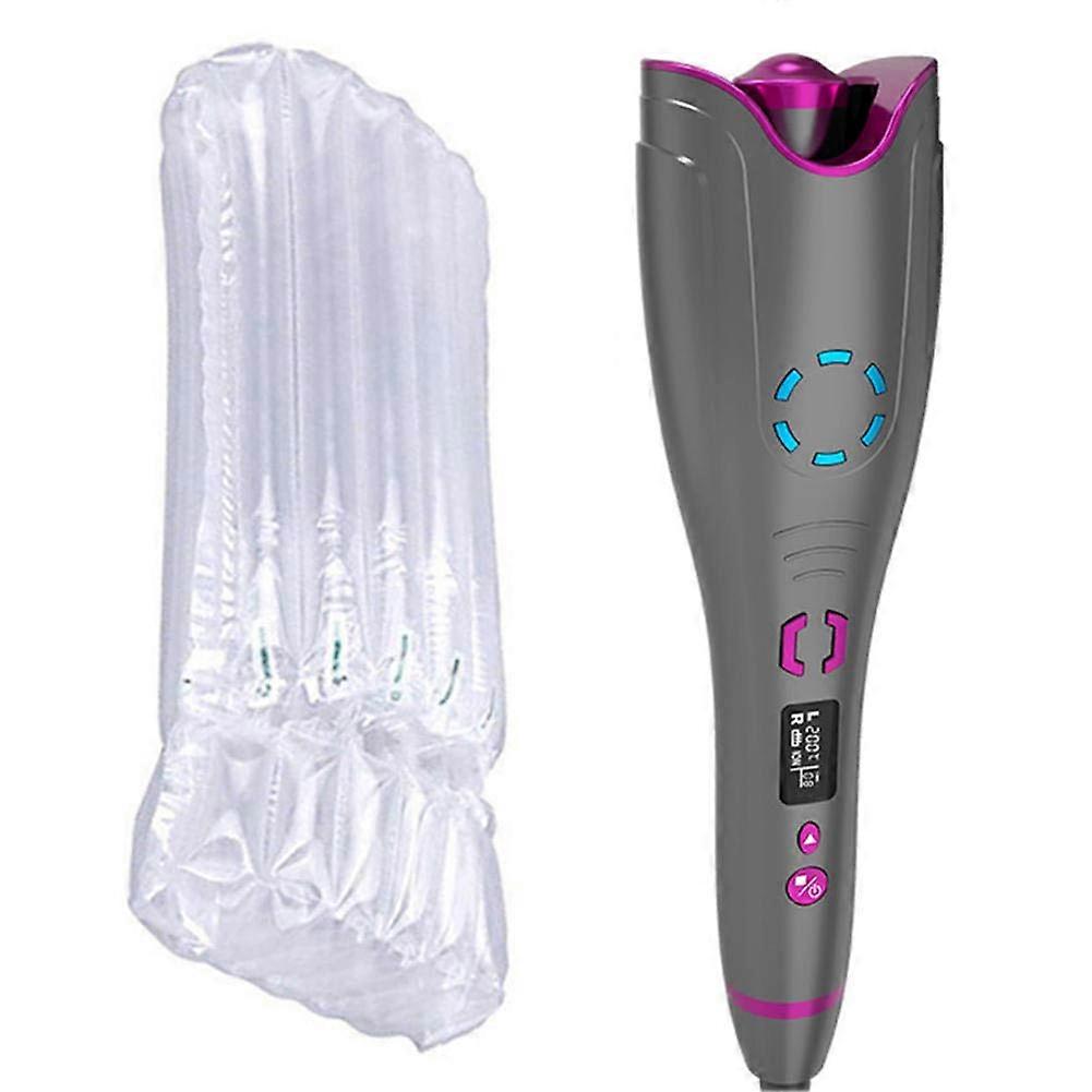 Automatic Curling Iron with Rotating Ceramic Barrel, Digital Temperature Control, Dual Voltage