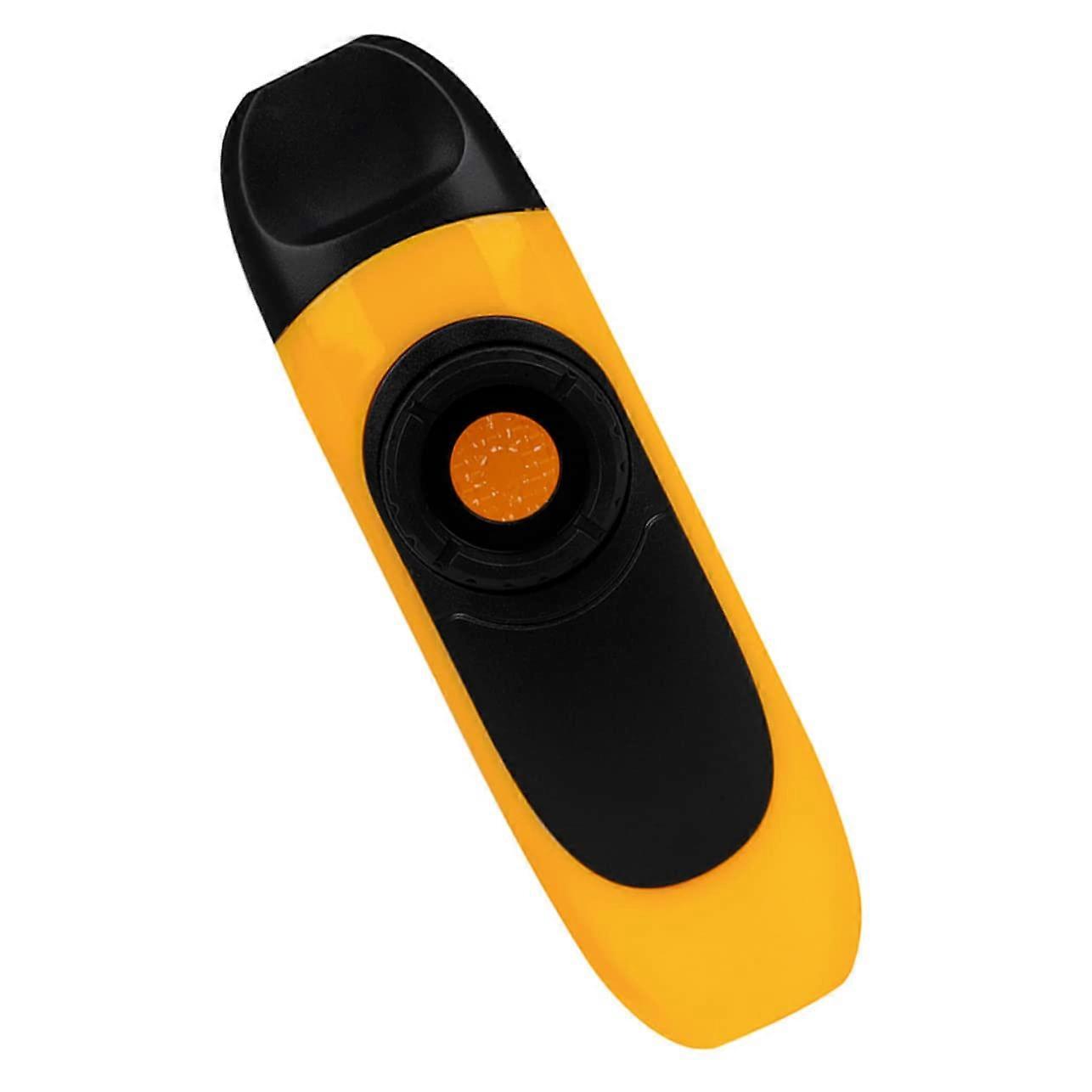 Kazoo Musical Instrument with Replaceable Flute Membrane, Bright Yellow, Easy Play for Beginners