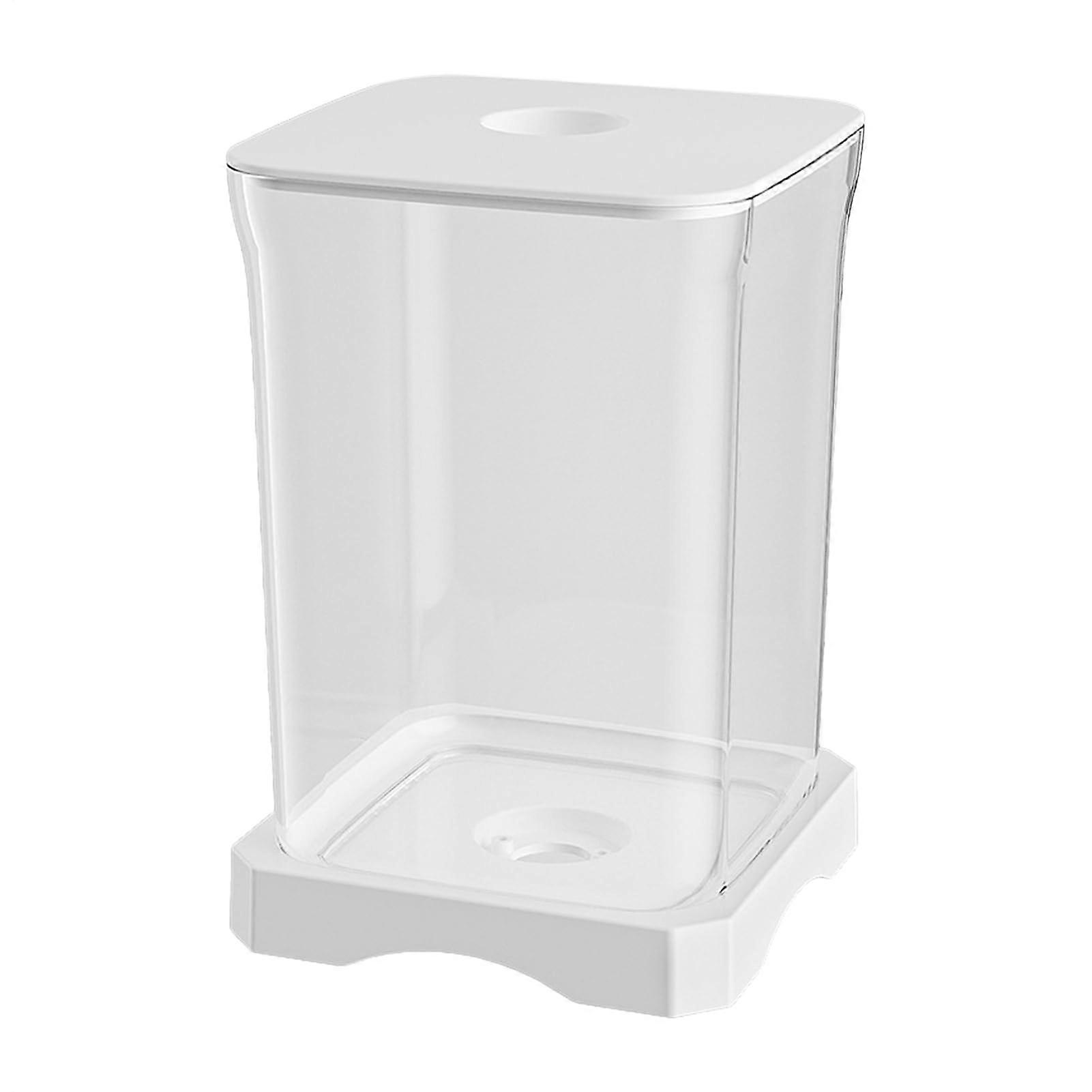 Betta Fish Tank with LED Light, Mini Desktop Aquarium Starter Kit, Compact White for Home Decor