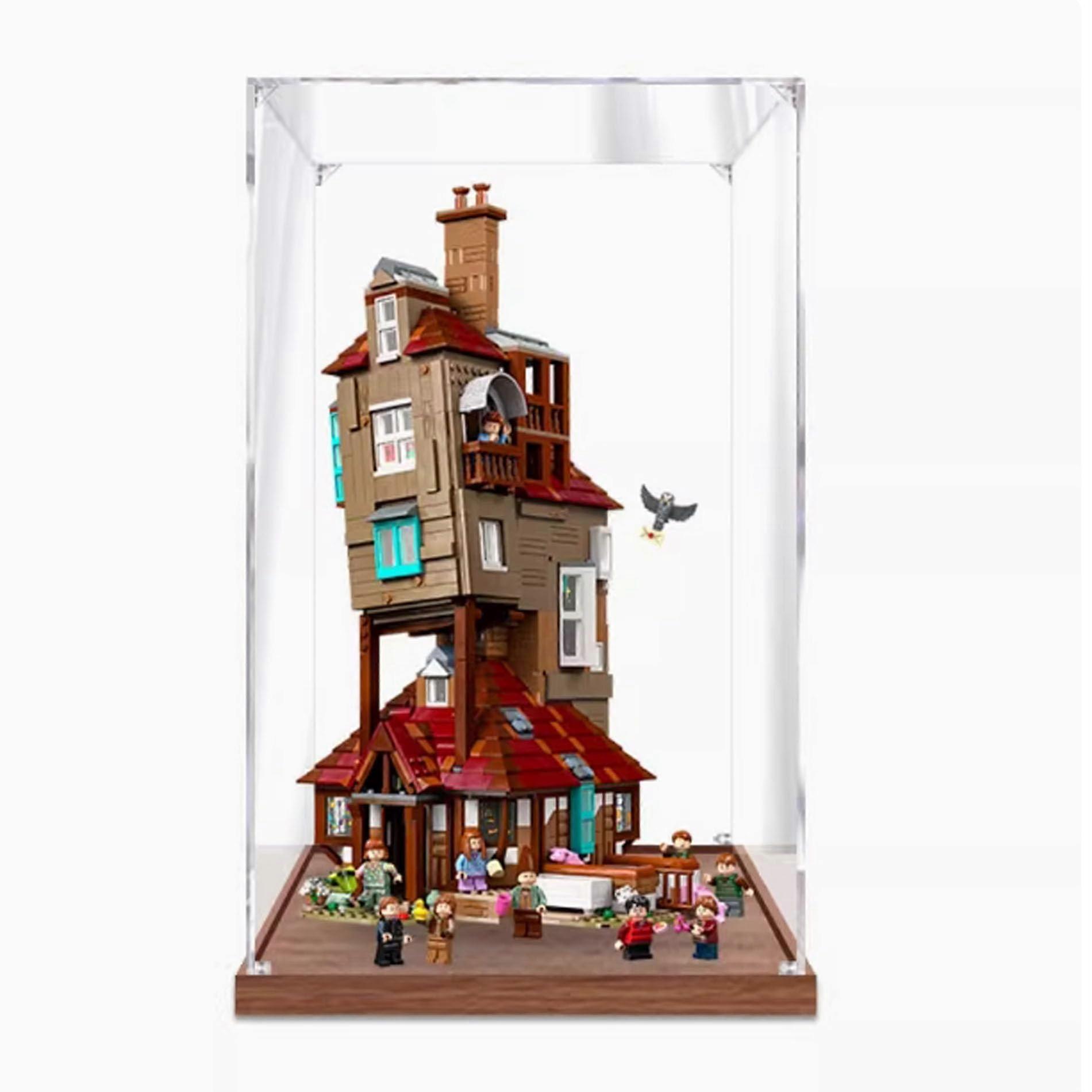 Acrylic Display Case for  76437 Humble Abode, Dustproof Protective Transparent Showcase 2mm