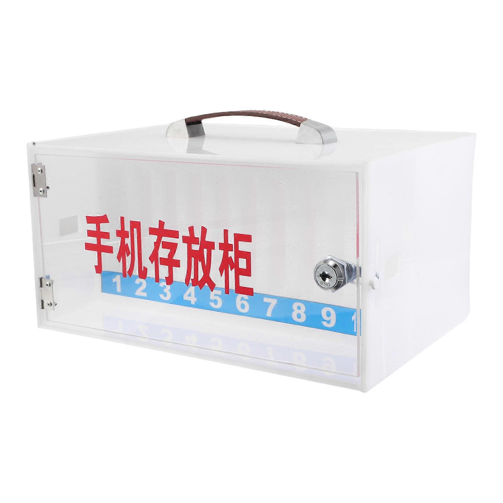 Cell Phone Storage Cabinet for Office with Lockable Security