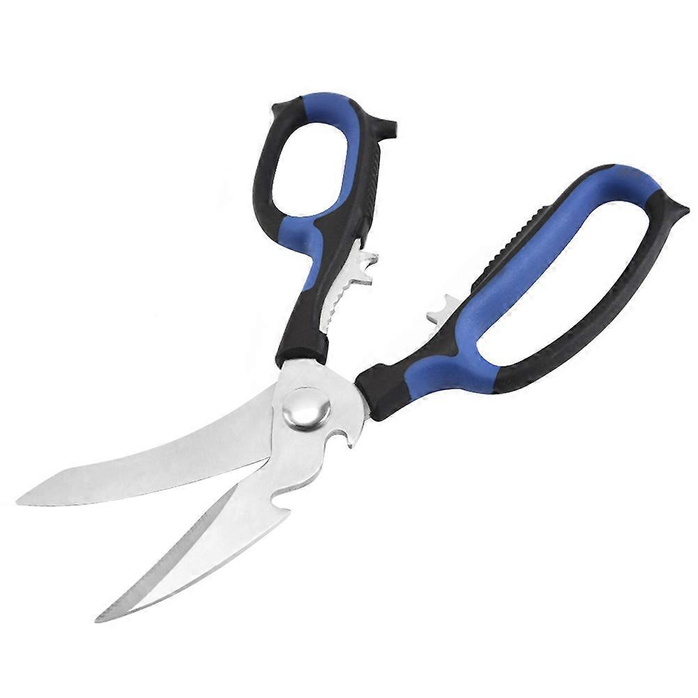 Stainless Steel Kitchen Shears Chicken Bone Scissors for Kitchen Use 1Pcs Black