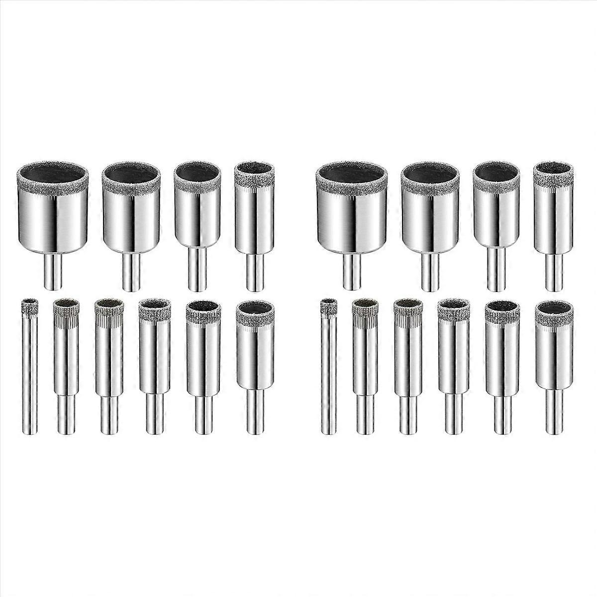Diamond Drill Bits Set, 10 PCS Diamond Hole Saw Set