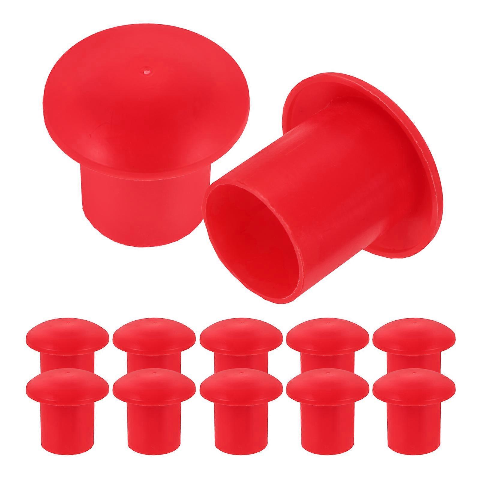 Rebar Protective Covers Plastic Rebar Caps for Construction Protection 50Pcs