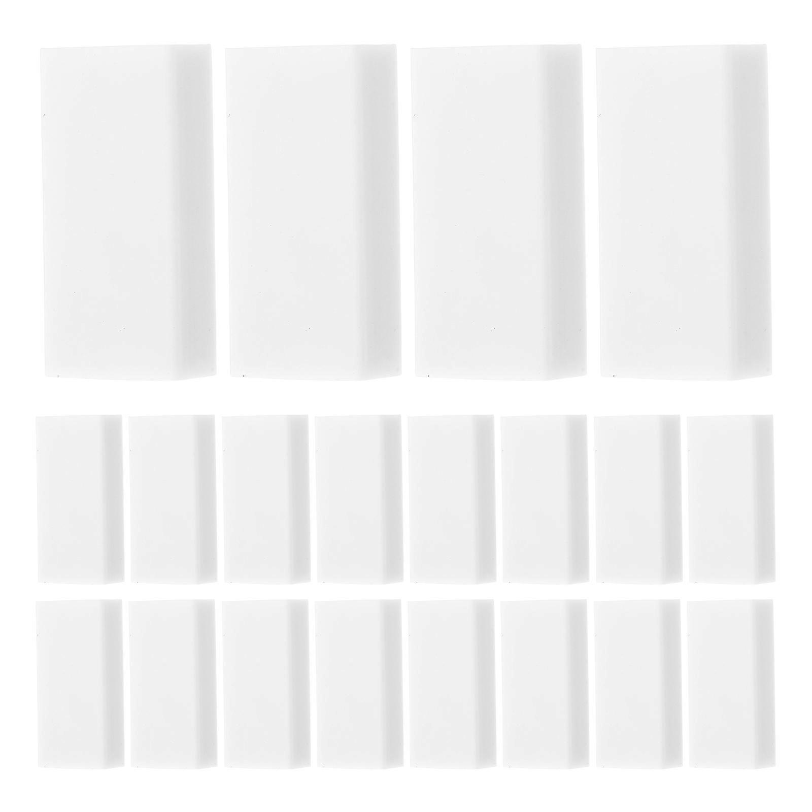 White Erasers Rectangular Pencil Erasers for School 20Pcs Drawing Supplies for Students