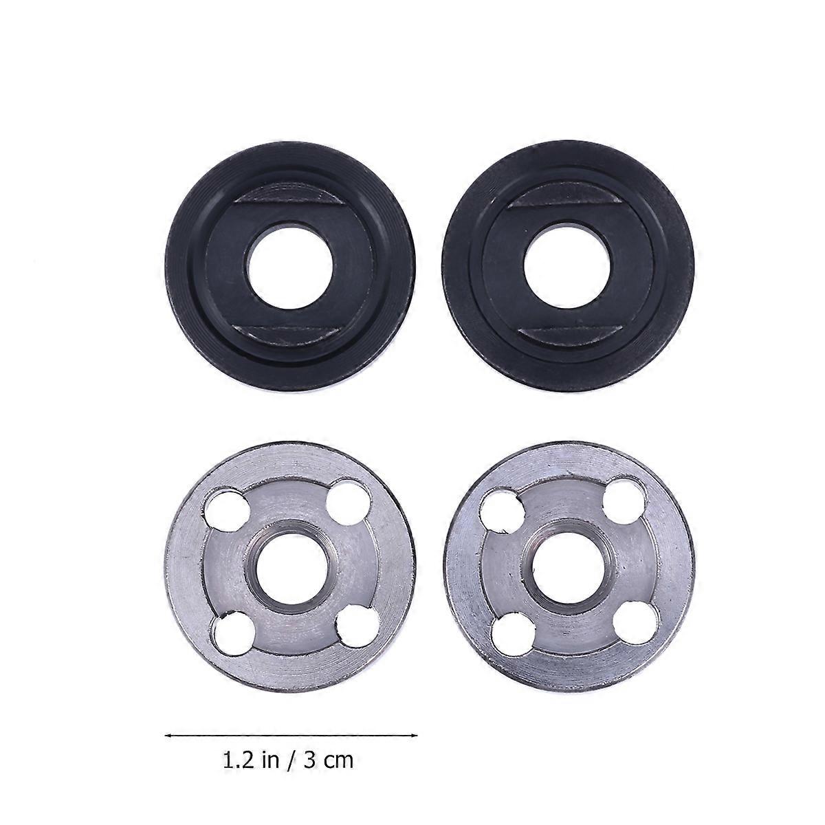 Cnc Machining Plates Flange Plate Kit For Cnc Field Black Silver 2Set