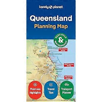 Lonely Planet Queensland plan kaart