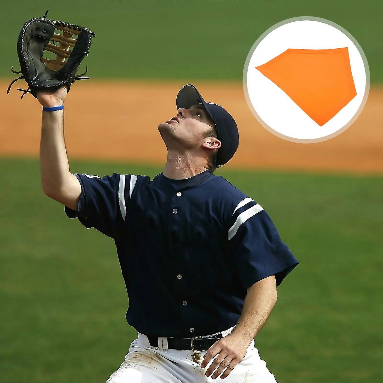 Throw Down Bases Home Plate Orange 1Pack