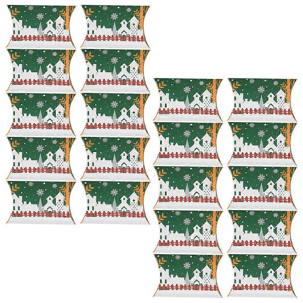 Xmas Gift Boxes Christmas Candy Boxes for Storage Use 100Pcs