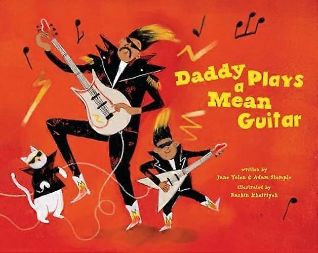 Pappa spelar en grym gitarr
