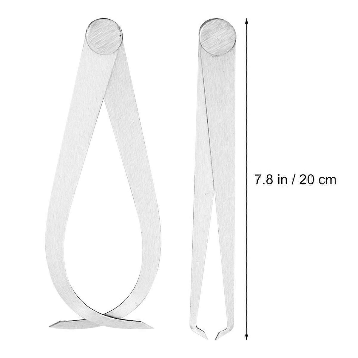 Distance Measuring Caliper Tool for Measuring 2Pcs Silver Caliper Set
