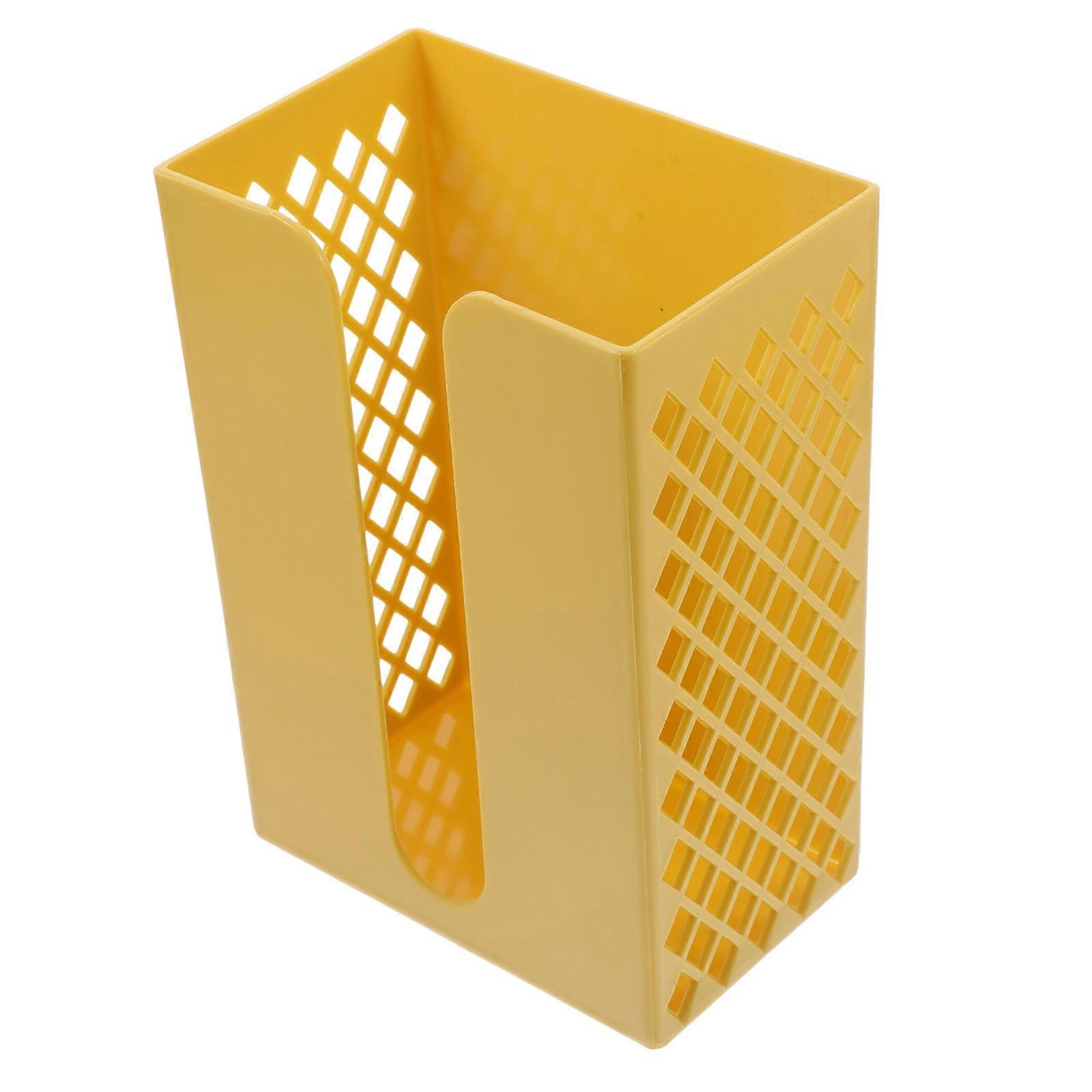 Yellow Wall Mounted Tissue Holder for Kitchen 1Pcs ABS Tissue Case