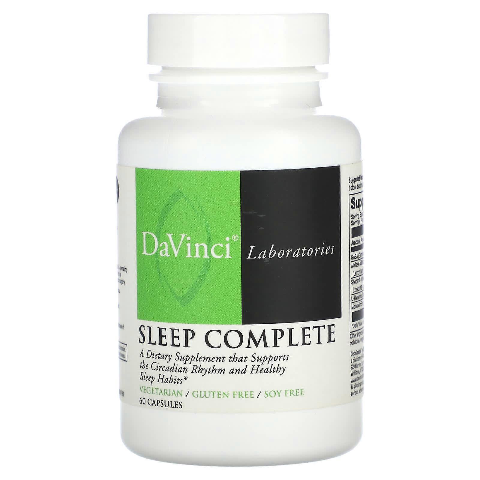 DaVinci Laboratories, Sleep Complete, 60 Capsules