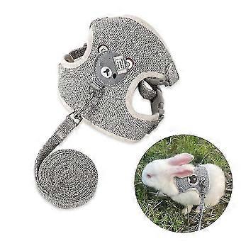Adjustable Rabbit Leash, Pet Harness For 27-35 Cm, 1.20 M