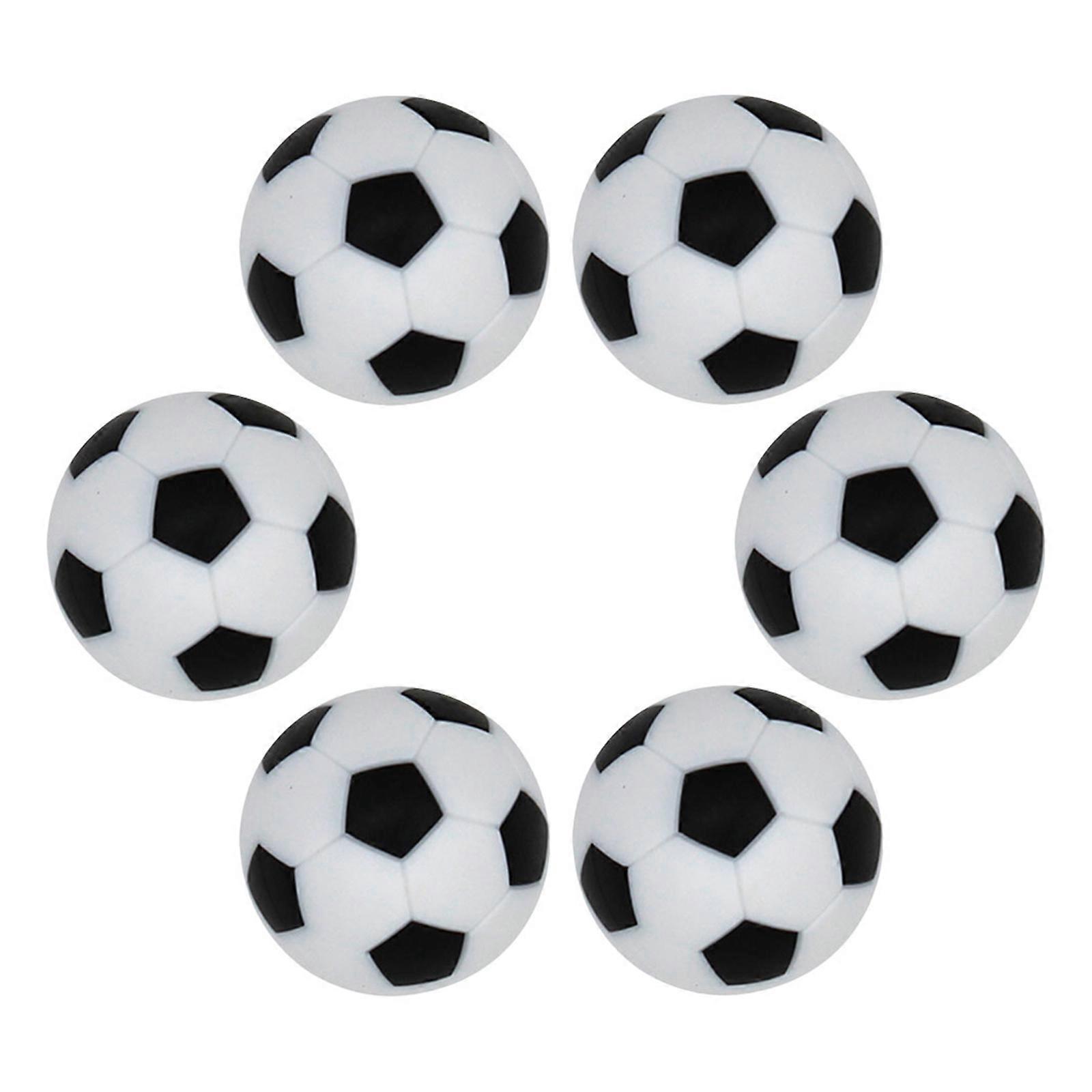 Foosball Replacement Balls for Table Soccer Game Mini 6Pcs Pack
