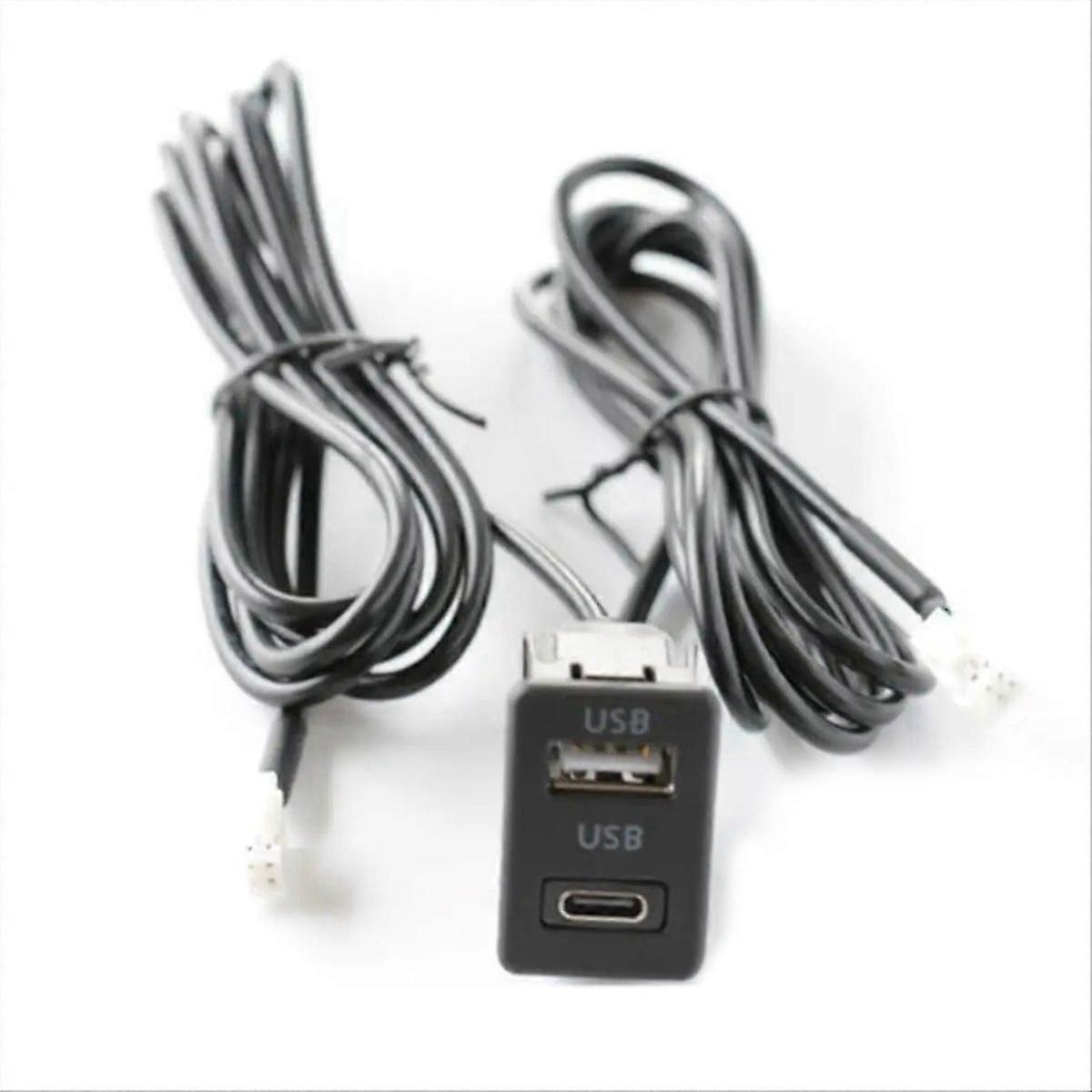 USB+TYPE-C Port Panel Interface Extension Cable Adapter