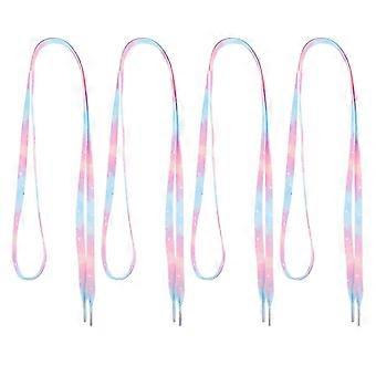 2 Pairs of Shoe Strap Flat Shoe Shoelaces Flat Shoelace Women Men Shoe Straps