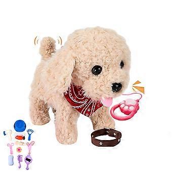 Fun Remote Control Animated Puppy Toy Dog With 10 Sound Effects And Role Play Pet Care Accessories Set Robot Dog Multicolor