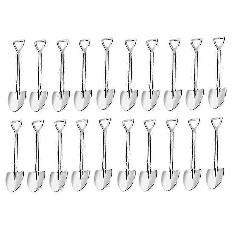 20 Pack Shovel Shape Espresso Spoons