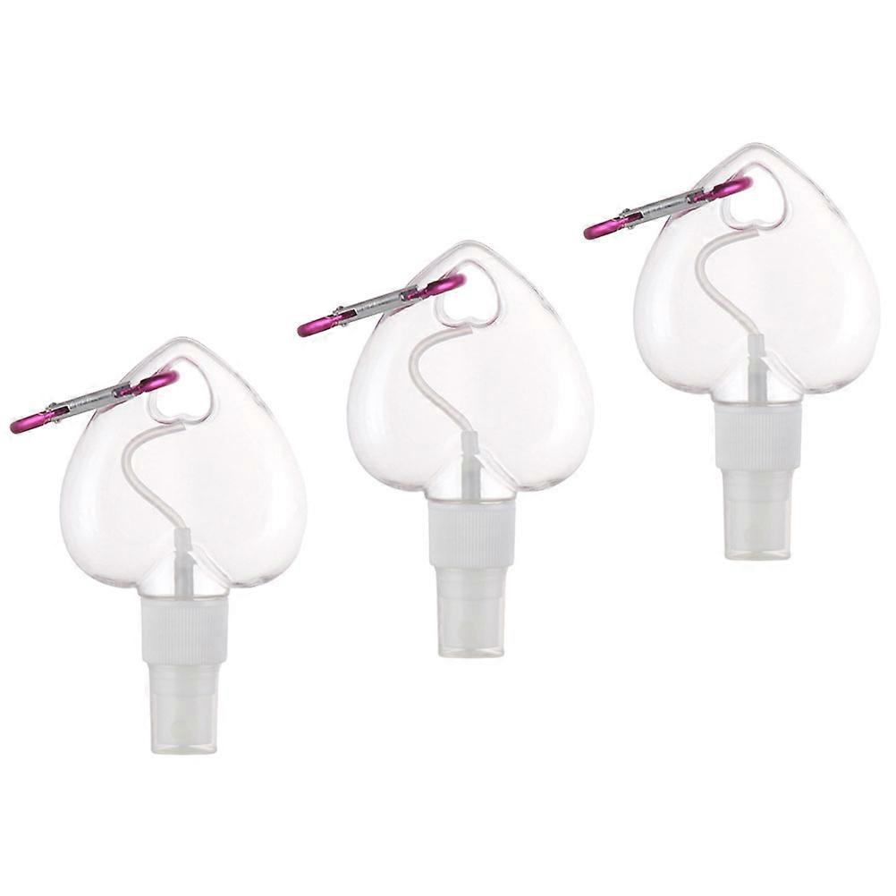 3PCS Multi-function Spray Bottles Portable Pressing Bottles Spray Bottles with Hooks