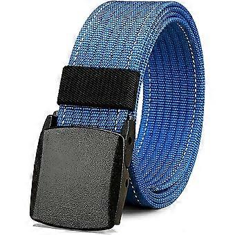 Men's Belt Women's Military Belt With Plastic Buckle Breathable Work Sports