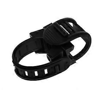 QingHai Bicycle Lamp Clip Quick Release Adjustable Ultralight Anti-scratch Universal LED Light Flashlight Bike Mount Strap Bike Accessories