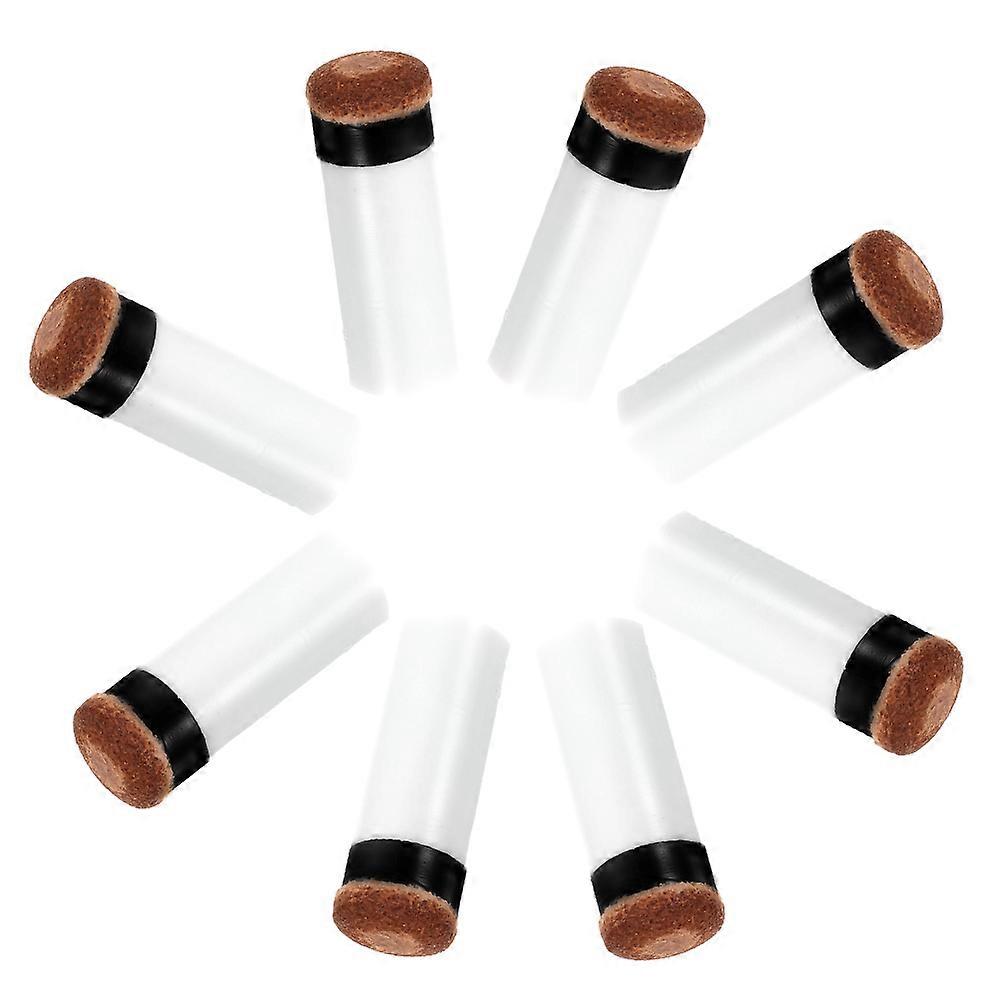 8pcs Replaceable Pool Cue Tips Small Billiard Tips Replacements Pool Cue Accessories