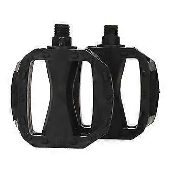 3 paar plastic fietspedalen voor kinderen, praktisch, duurzaam en antislip, voor kinderfietsen (zwart, 12 mm Amerikaanse schroefdraad)