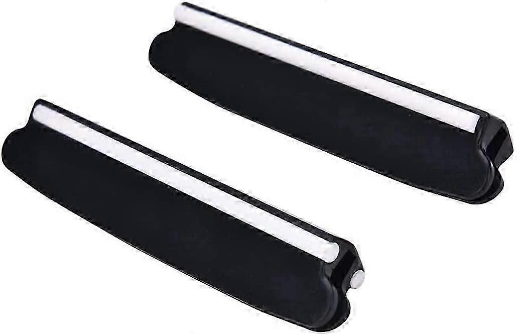 Professional Knife Sharpening Guide, Random Knife Sharpener Angle Guide, Sharpening Guide for Whetstone, Black(2 Pack)