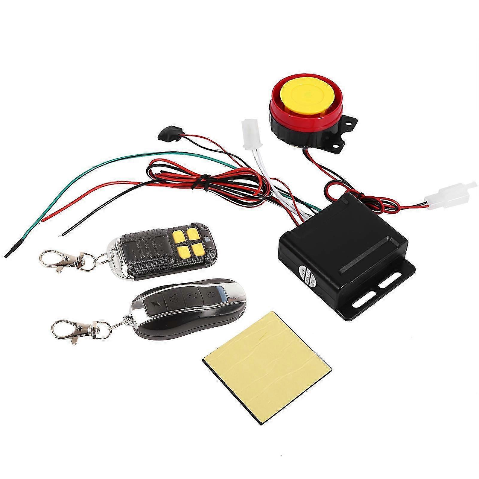 Compatible with motorcycle anti-theft alarm system remote control 12V