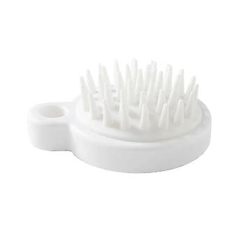 Plastic and Silicone Hair Brush for Daily Shampooing, Scalp Exfoliation and Styling Gels or Waxes