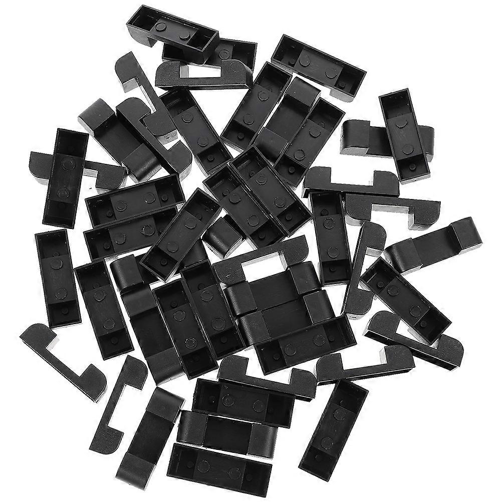 100pcs Black Square Base Display Boxes Bases Floating Frame Display Holder Bases