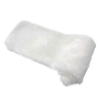 Bride Warm Tippet for Wearing 1Pcs White Wool Shawl for Winter