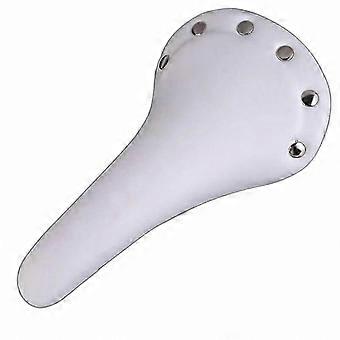 For Fixed Gear, MTB & Fixie Cycling, PU Leather Rivet Bicycle Saddle with Willow Nail, Bike Seat Replacement Part