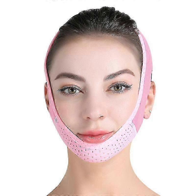 double chin support strap for face lifting