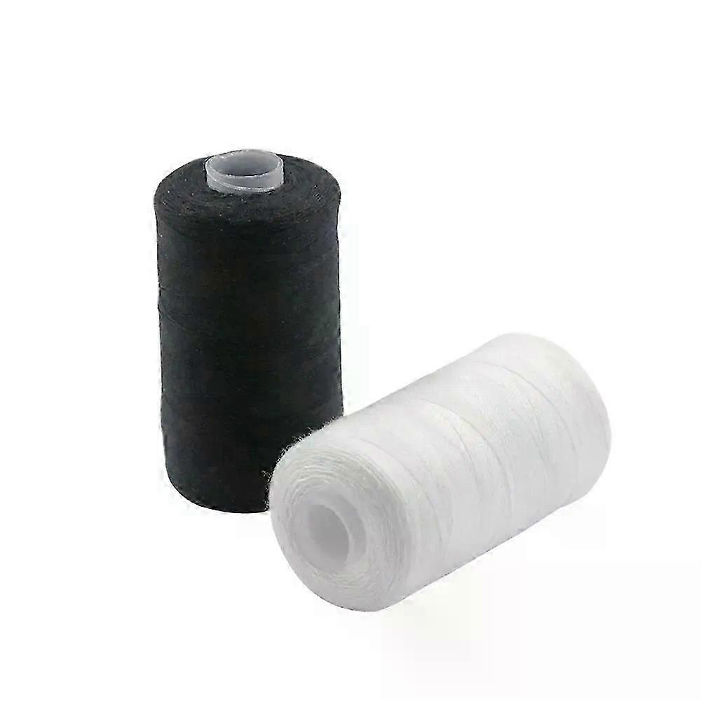 2Pcs Sewing Thread Polyester Thread Set Sewing Threads Sewing Spools Polyester DIY Sewing compatible with Hand Machines 500M