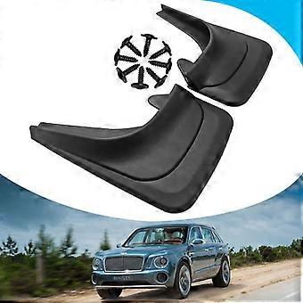 Off-road universal 2-piece special soft rubber mud guard car tire soft mud guard foreign trade mud guard black