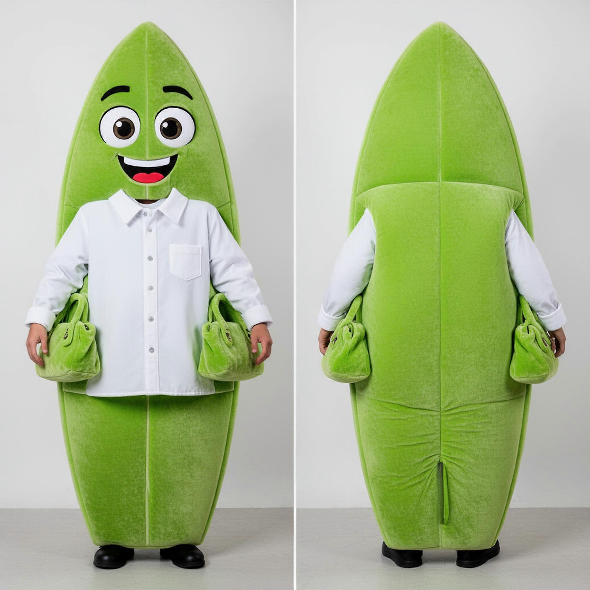 MASTICOT Lime Green Sleek Surfboard Mascot