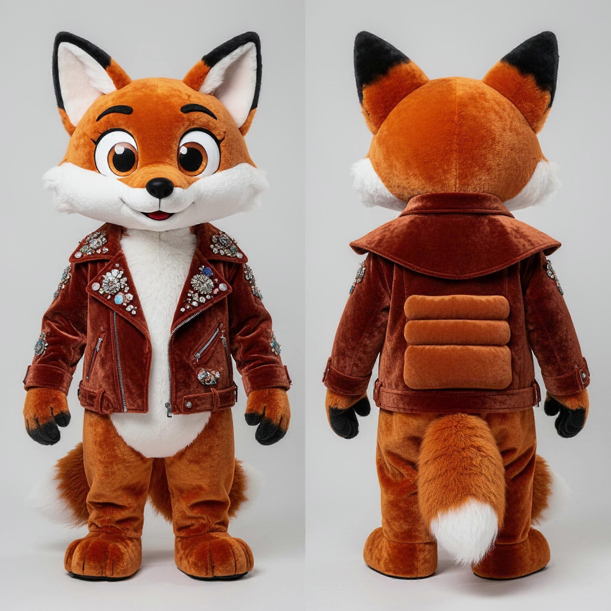 MASTICOT Rust Orange Wide Eyed Momentum Mascot