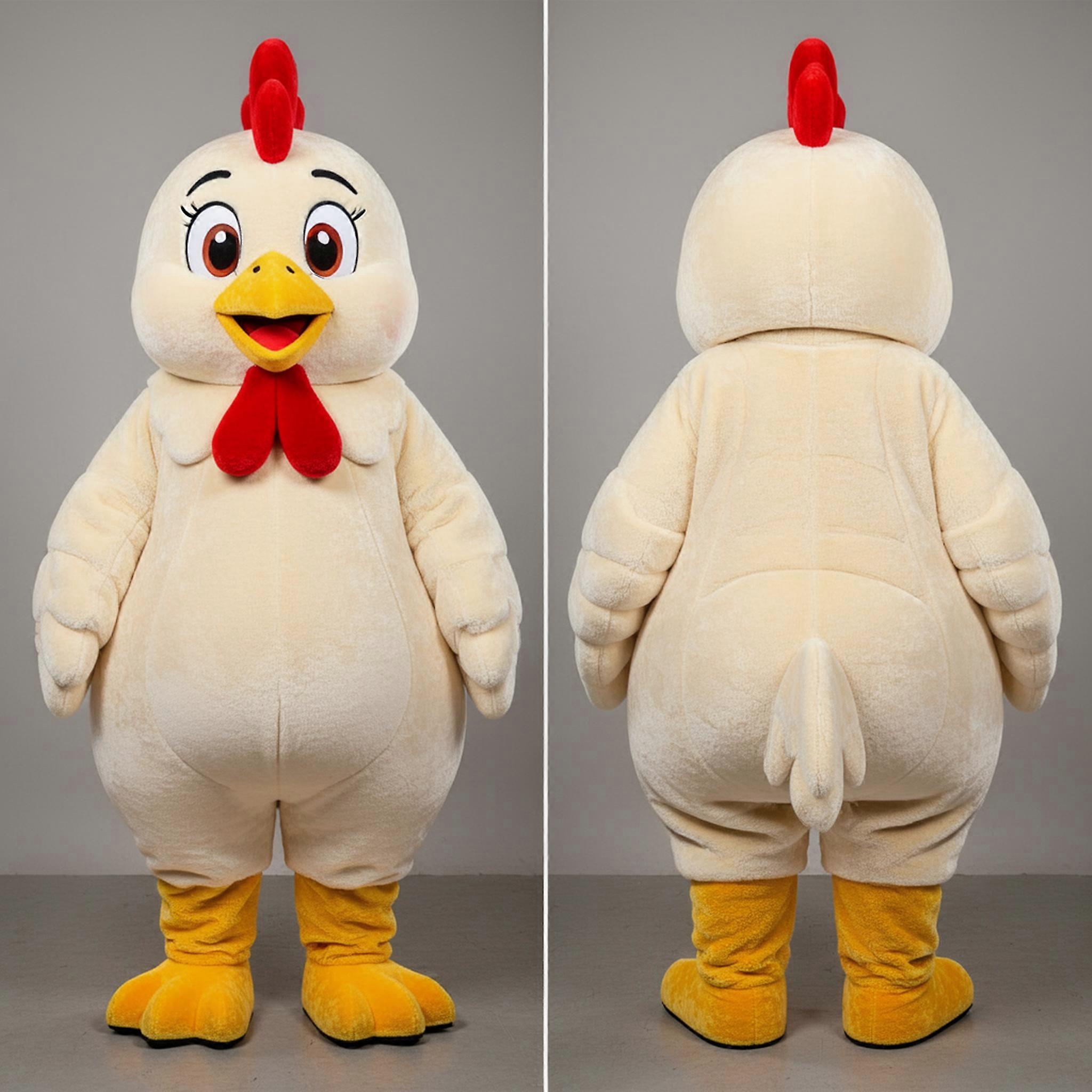 MASTICOT Creamy Soft Rounded Chicken Mascot