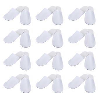 Coral Fleece Slippers Hairdressing Slippers for Home 24Pairs