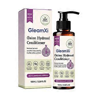 Zwiebelhydrolat-Conditioner 100 ml, pflegende Haarspülung für trockenes, krauses Haar, geschmeidig, entwirrt und glänzend – für Damen und Herren