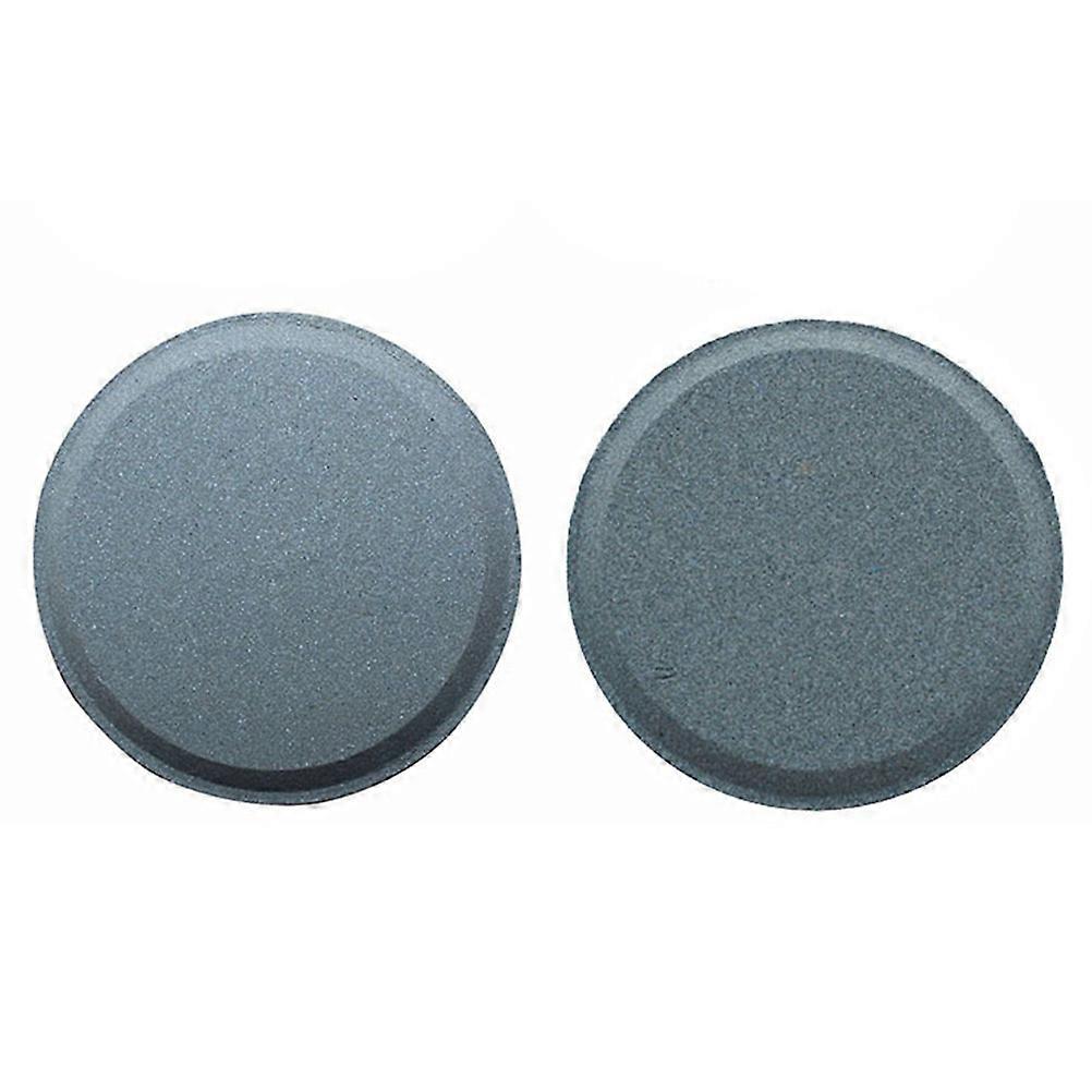 Round Whetstone Double Layer Grinding Stone for Sharpening 2Pcs