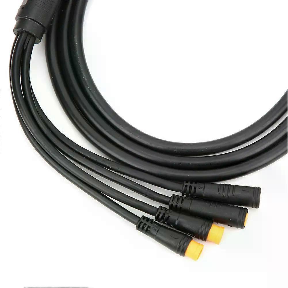 1 for 5 Integrated Bicycle Cable with Light Function for Ebike Waterproof Controller