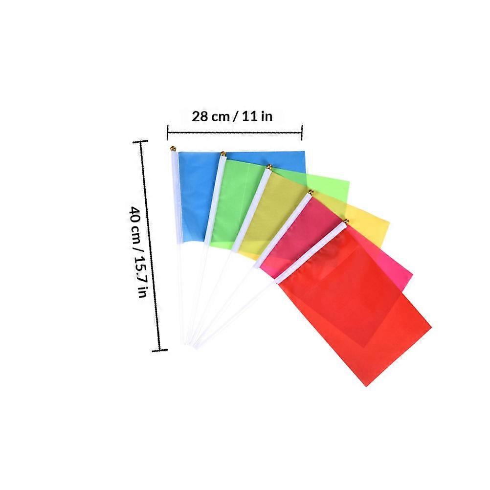 Handheld Flags Small Hand Held Flags for Boating Safety 50Pcs Assorted Color