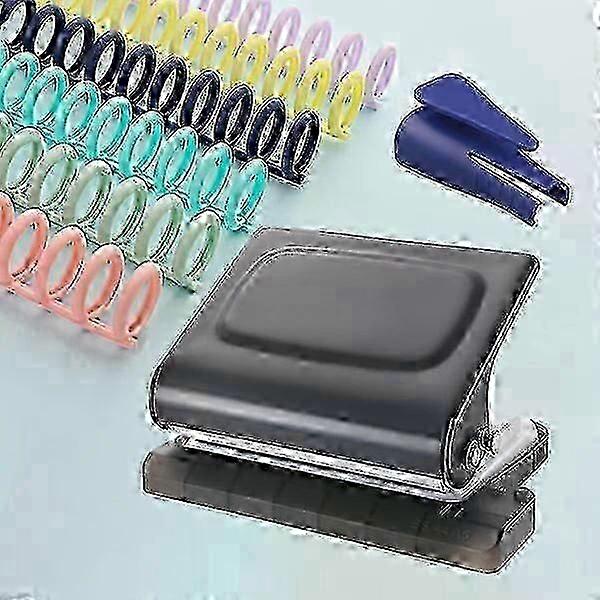 Punching and binding set, 10 holes, suitable compatible with A4/A5/B5 paper