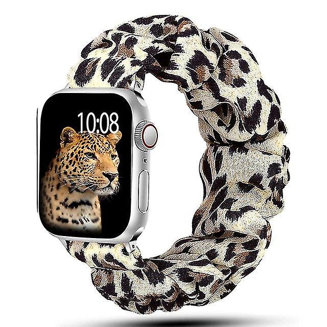 Scrunchie Strap For Apple Strap 38mm Or 40mm Stretch Nylon Solo Loop Smart Bracelet Iwatch 5 4 3 Se 6 7 (119mm-160mm)