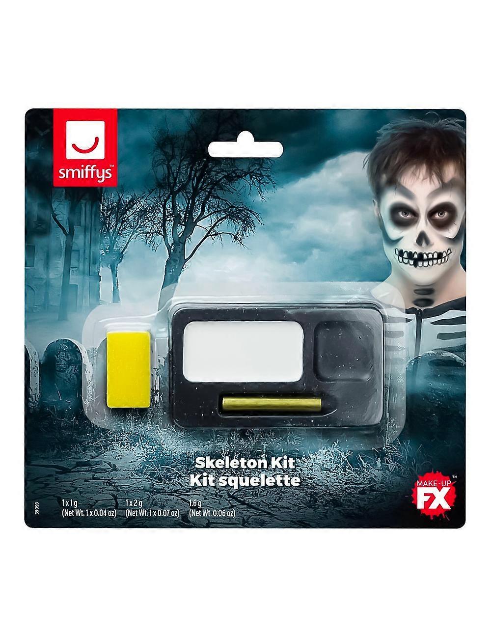 Adult Halloween skeleton makeup kit