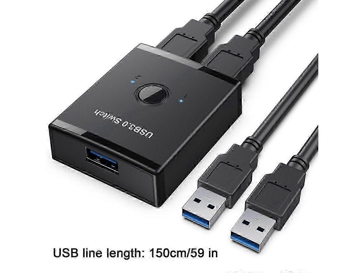 Dual-Port USB 3.0 Sharing Switch