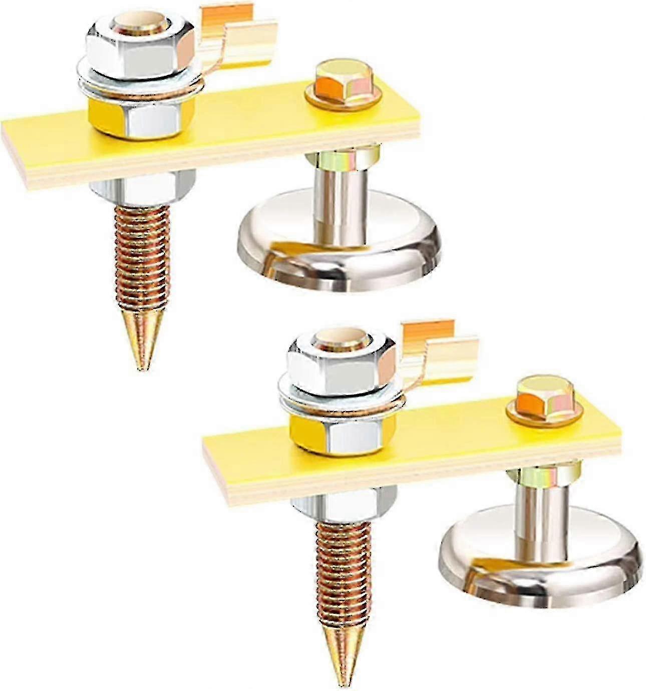 Copper-Plated Magnetic Ground Clamp